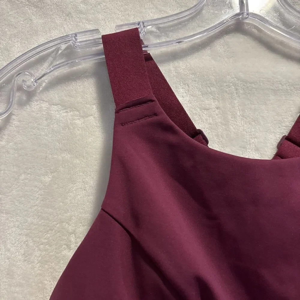 Free People Movement Freestyle Sports Bra Maroon Size Small Gym Running Workout